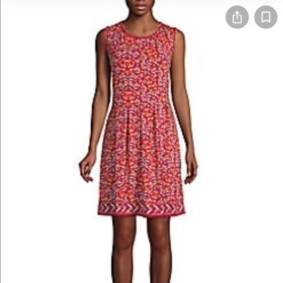 Max Studio floral pattern Sleeveless Fit & Flare - Picture 3 of 5